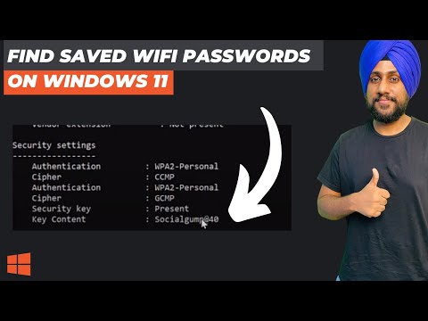 How to Find Your Wifi Password On Windows 11 | Windows Tutorial
