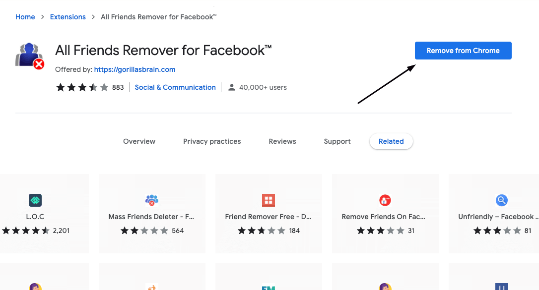 how to remove my friends list on facebook