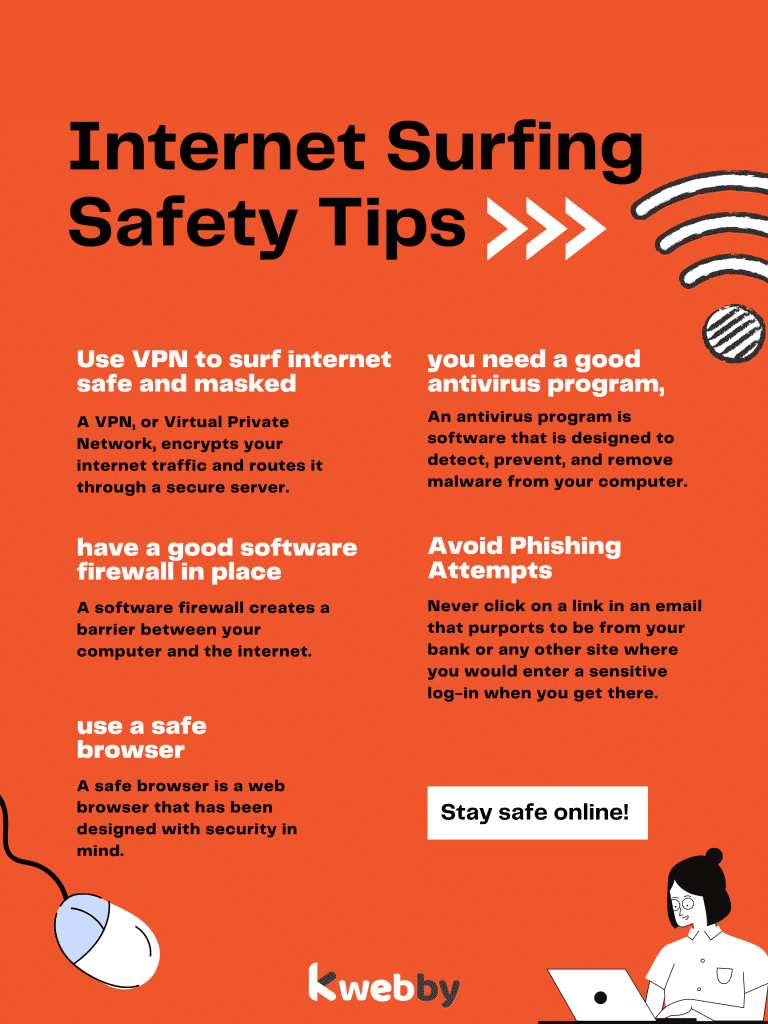 How To Surf The Internet Safely: Protect Your Privacy And Computer | Kwebby