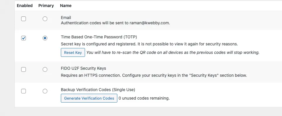 How to enable two-factor Authentication in WordPress (2 Easy Way) 10