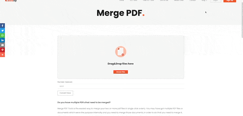 Merge PDF 