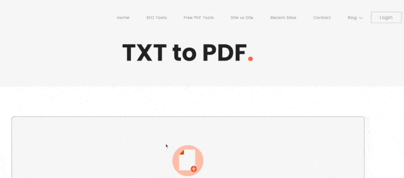 TXT to PDF 