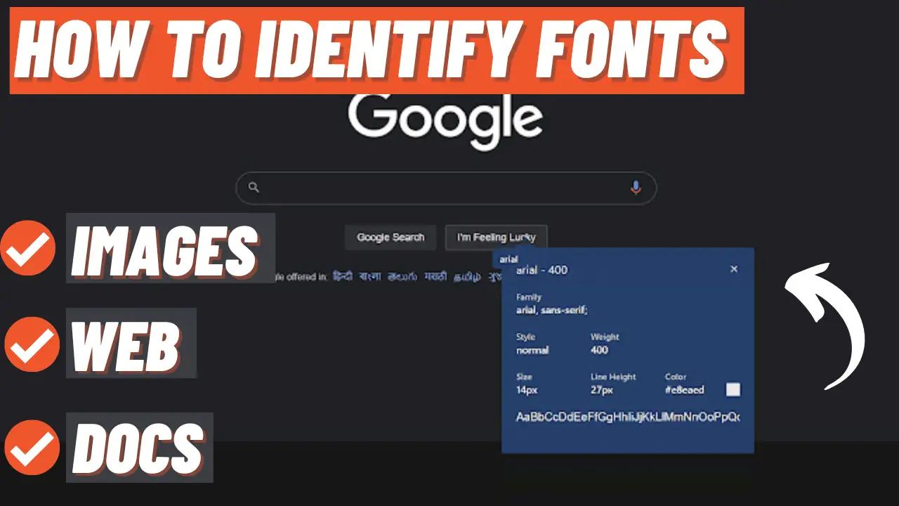 How to Identify Fonts from Images, Websites and Documents (3 Simple Steps)