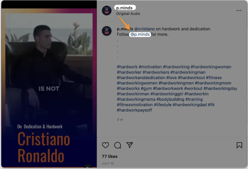 How to Say “Follow this Page” on Instagram for More Followers 28 Add Follow This Page in Reels