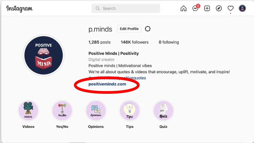 How to Say “Follow this Page” on Instagram for More Followers 33 Add a Link In Your Bio