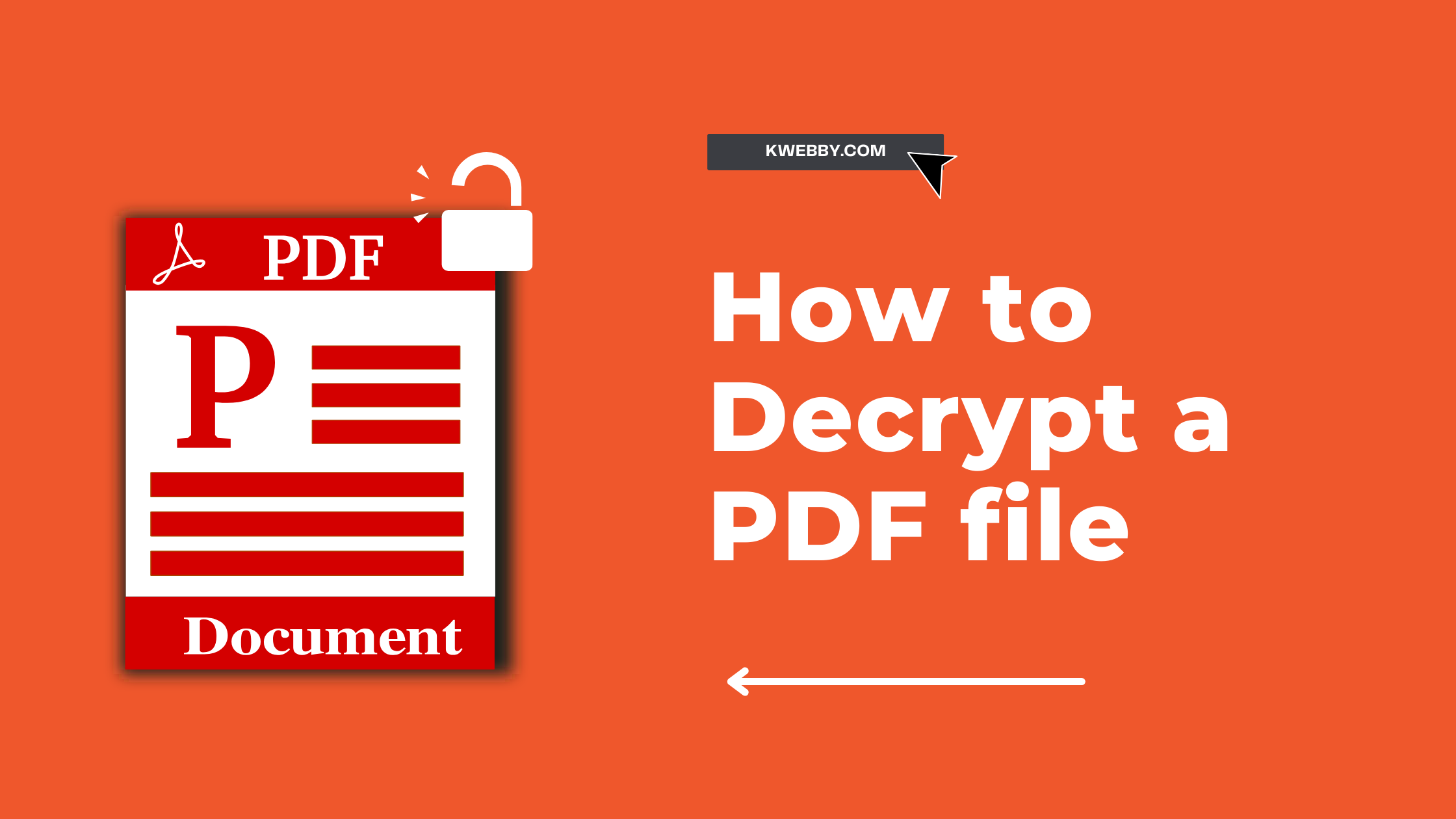 How to Decrypt a PDF file