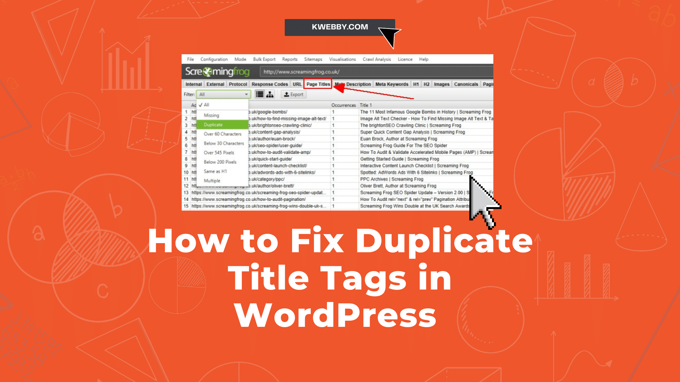 How to Fix Duplicate Title Tags in WordPress website