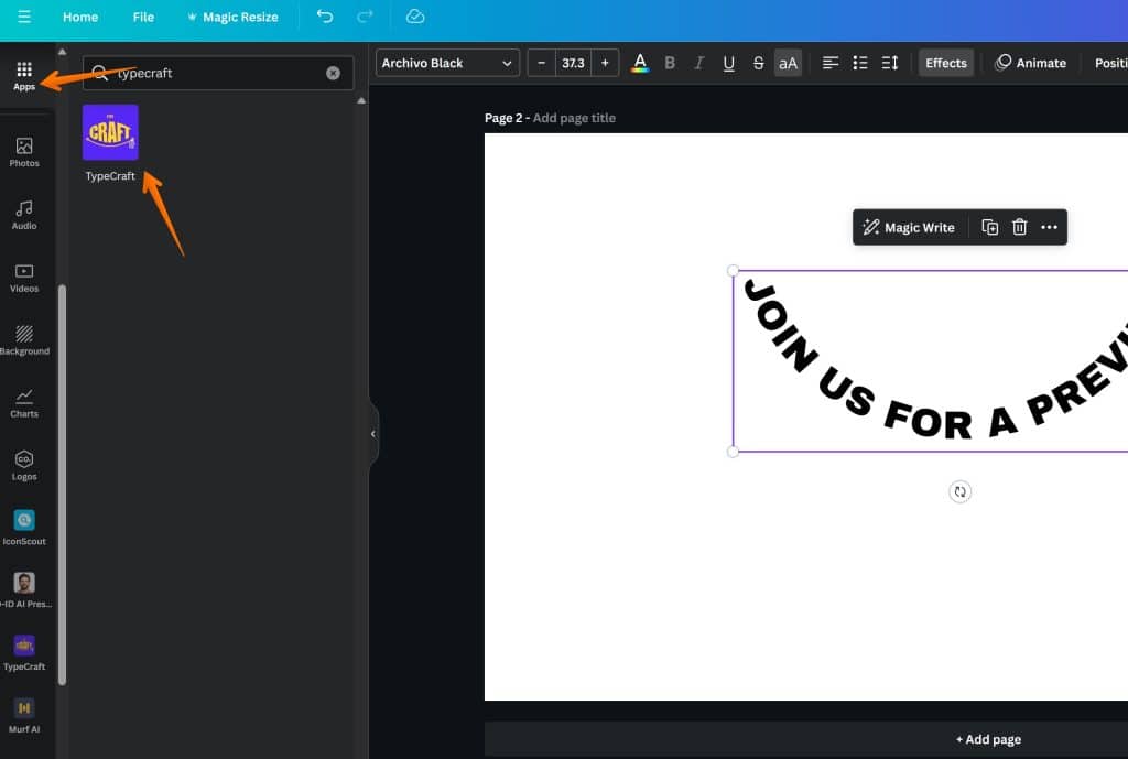 How to Curve Text in Canva (4 Methods) 17