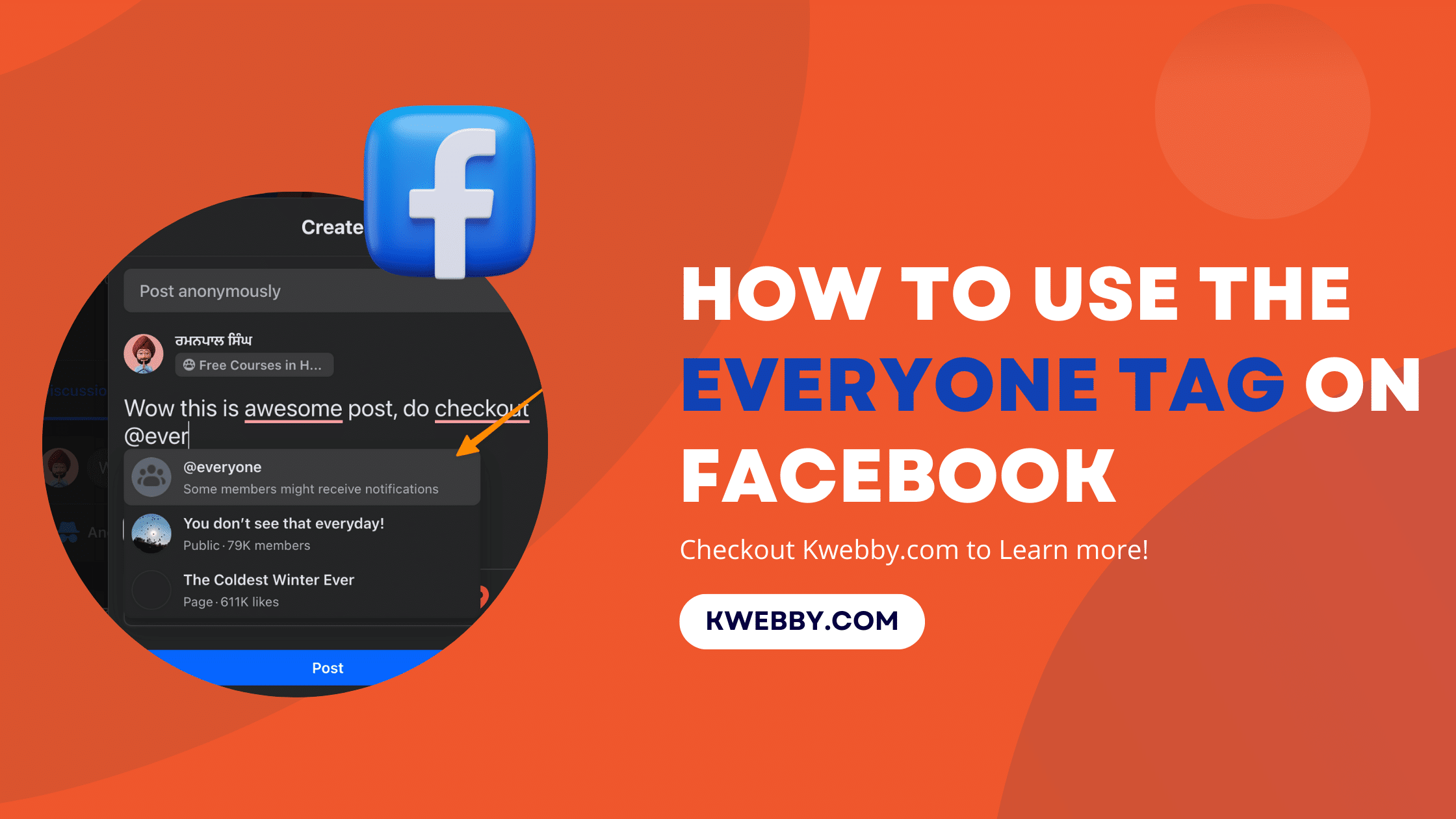 How to Use the Everyone Tag on Facebook