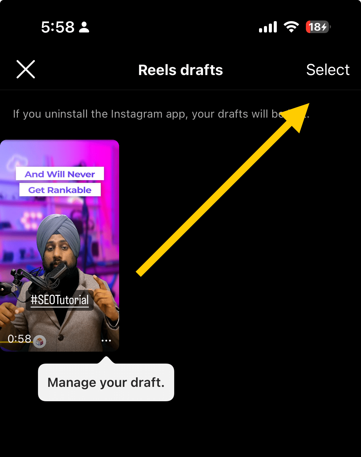 How to Find Drafts on Instagram in Just Few Taps 6
