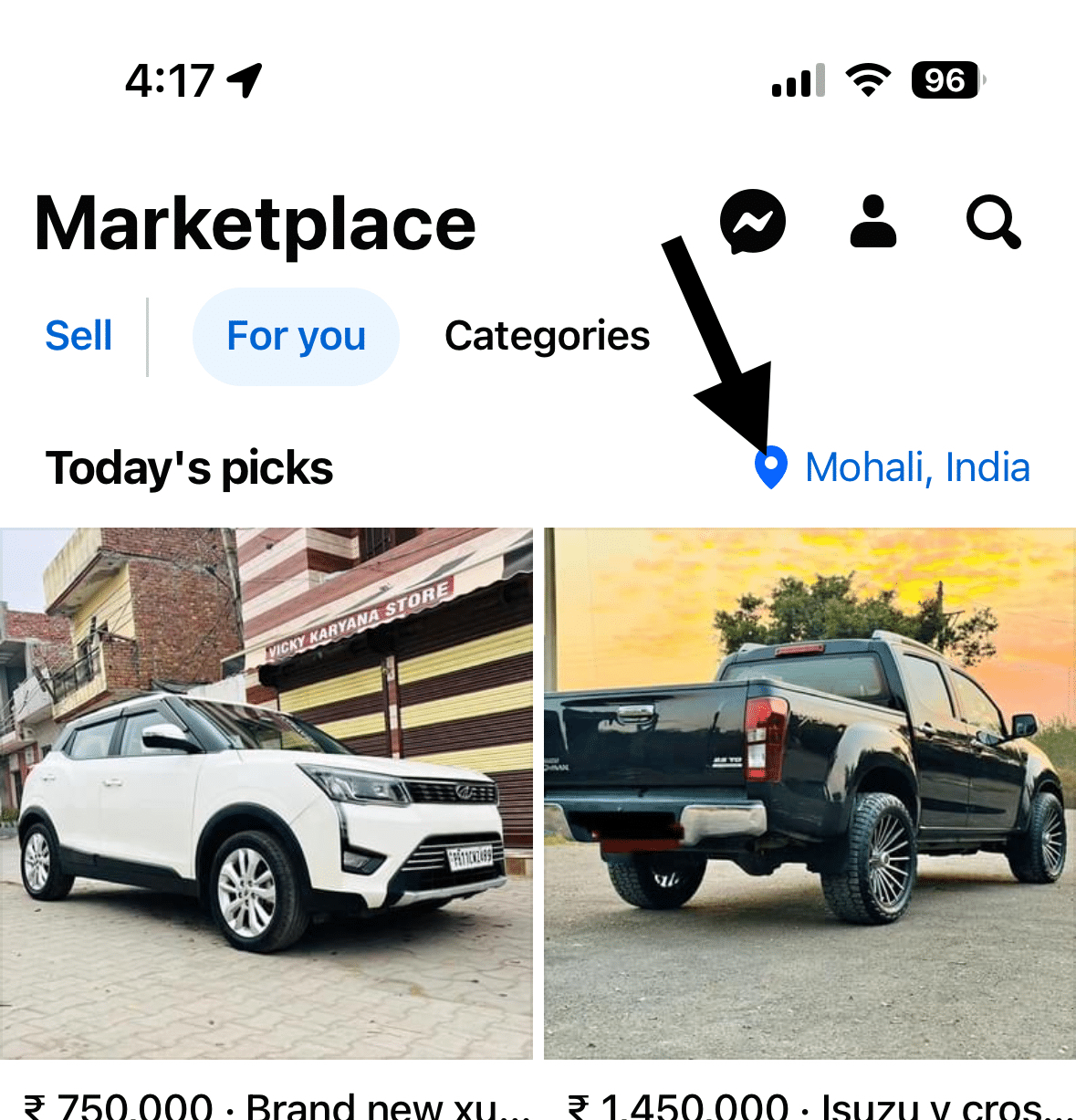 How to Change Location on Facebook Marketplace on iPhone 2