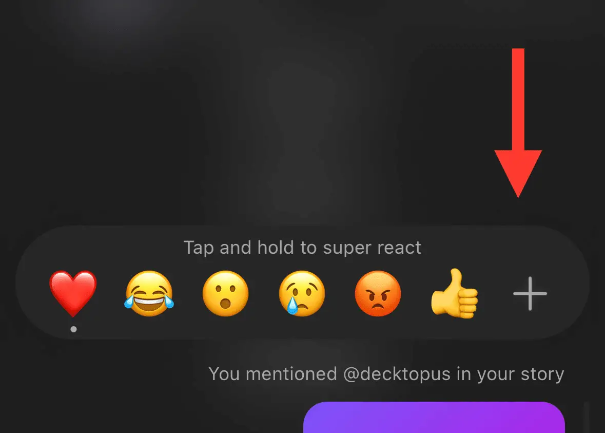 How to React to Messages on Instagram (PC and App) 2