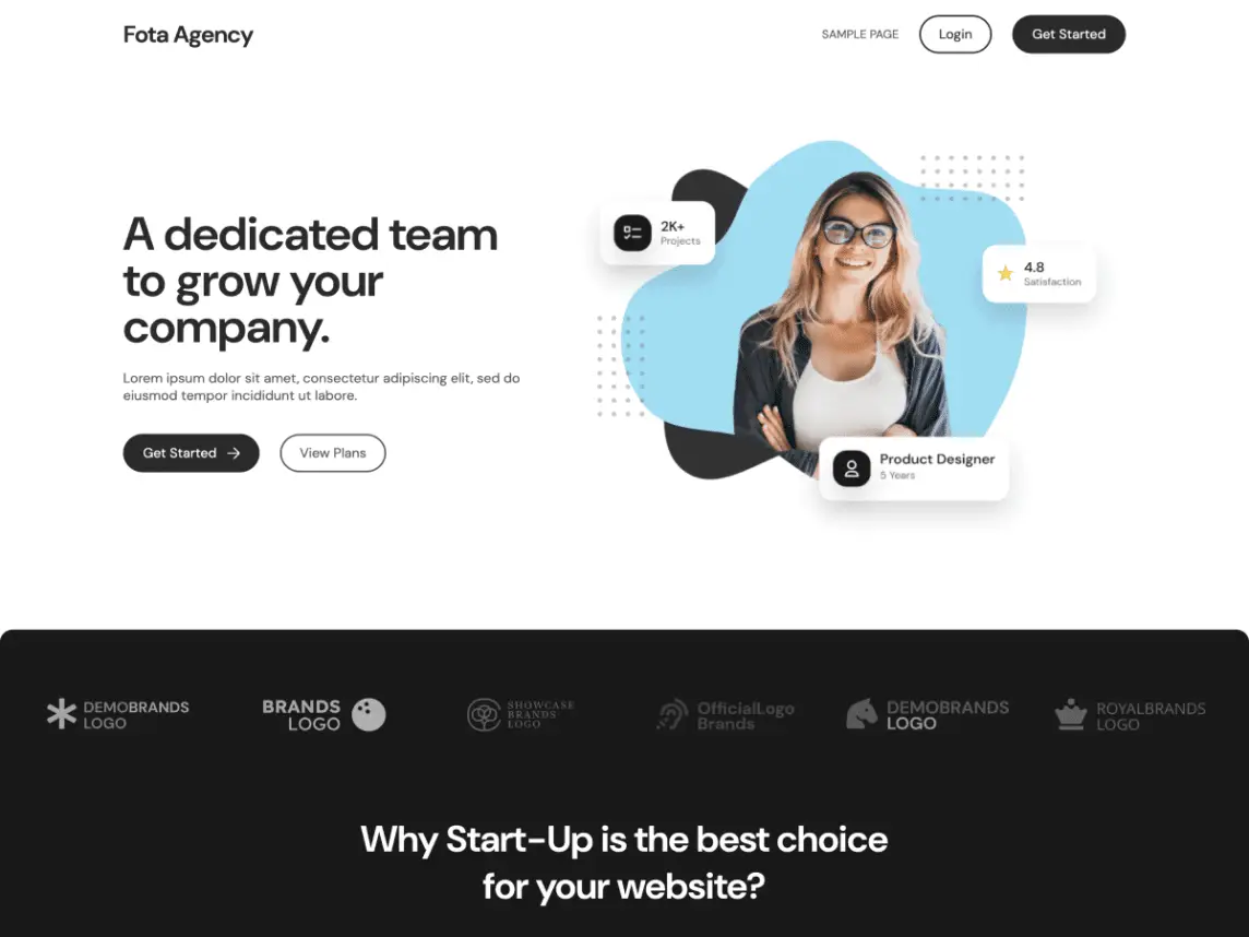 20 Best Agency WordPress Themes (Free, Lightwieght and Fast) 9