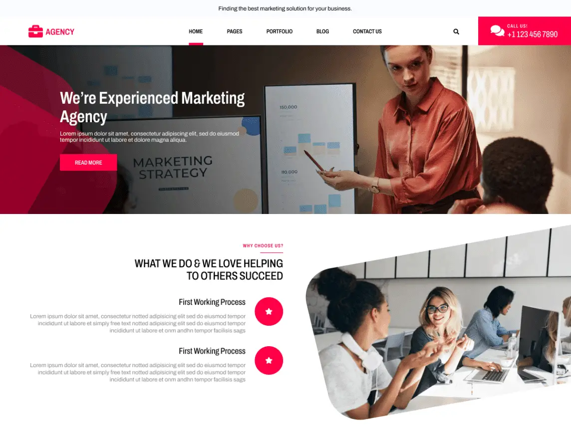 20 Best Agency WordPress Themes (Free, Lightwieght and Fast) 3