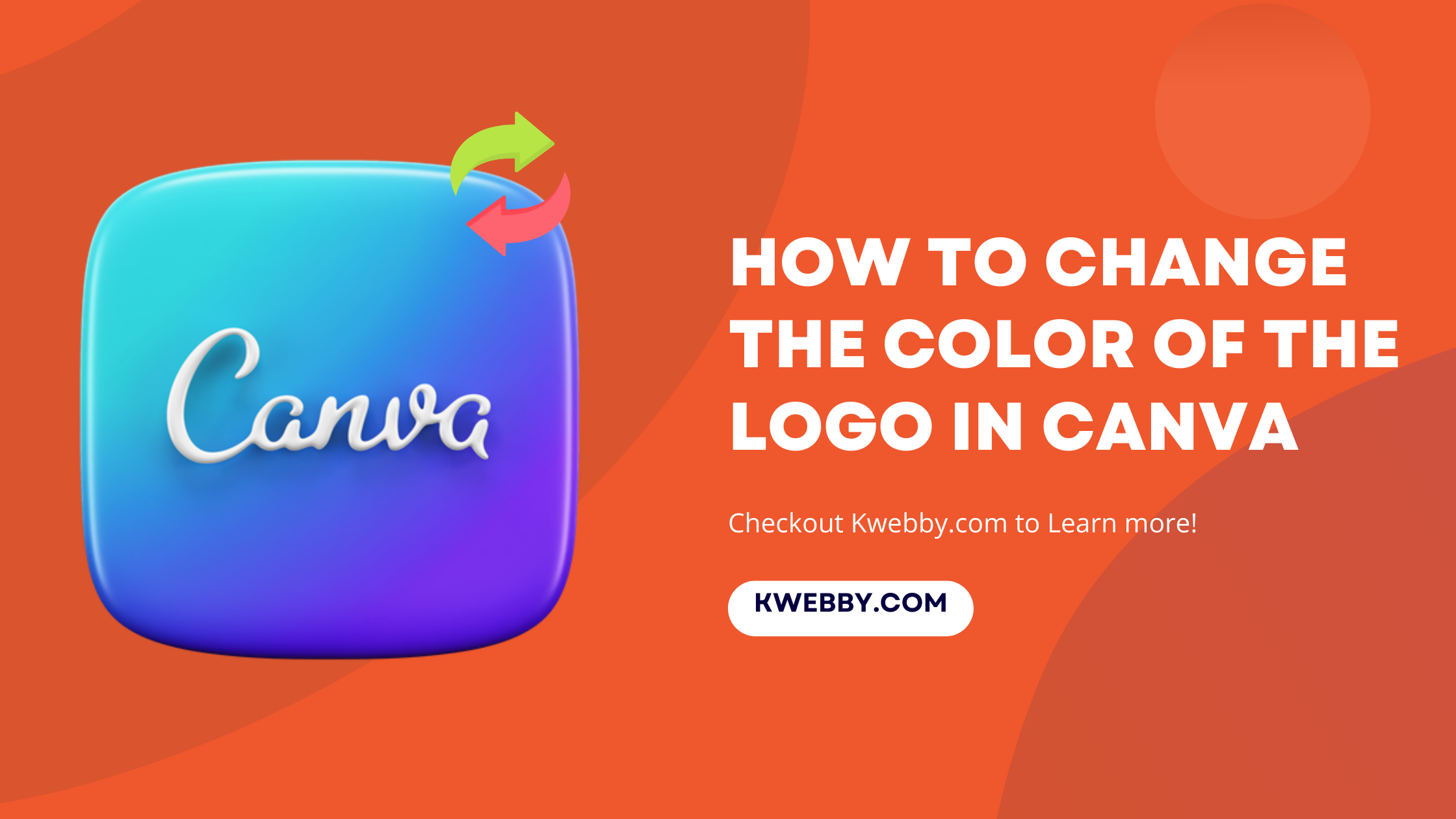 How to change the Color of the logo in Canva (Or any Image)