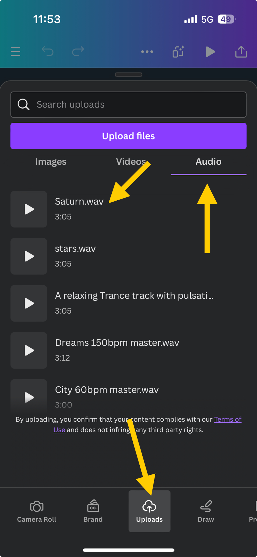 How to Add Audio to Canva Video in 2 Easy Steps 2