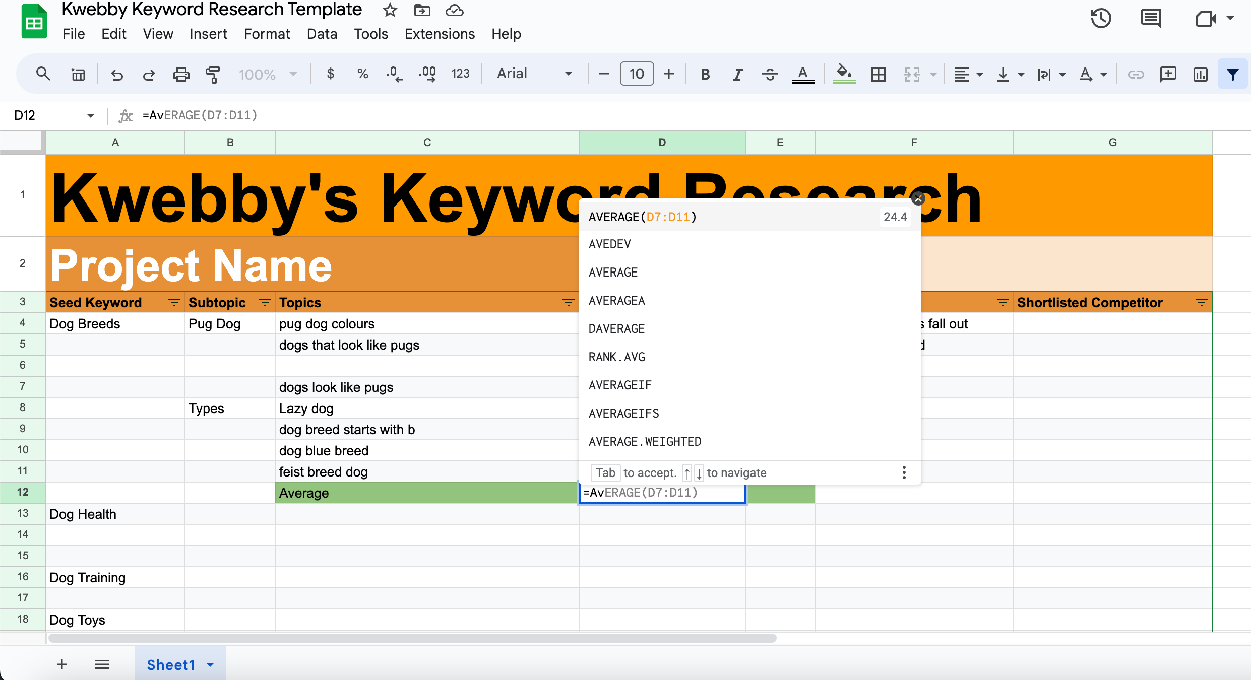 How to do Keyword Research for New Sites to Get 100k Traffic (Template Inside) 13