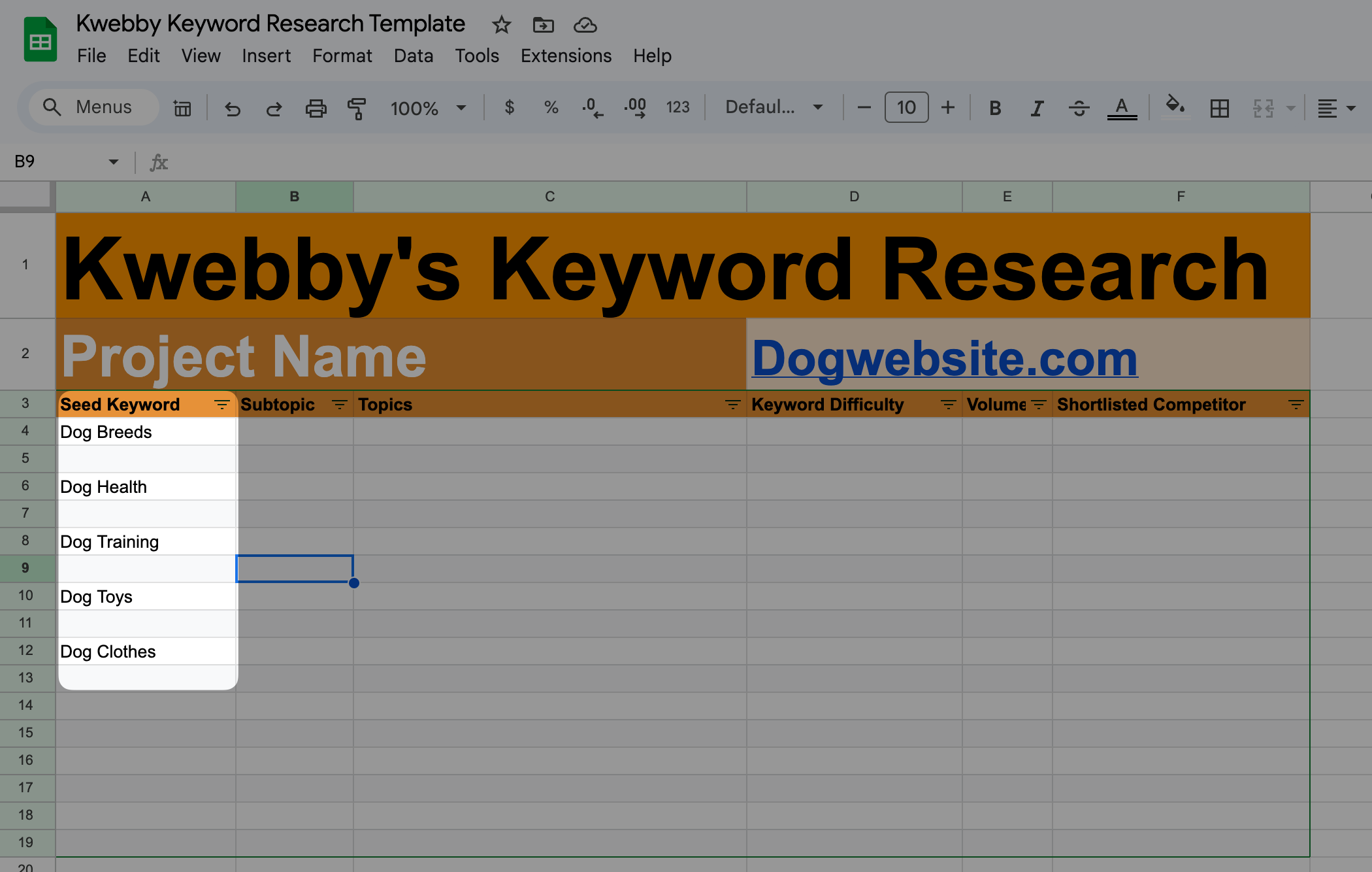 How to do Keyword Research for New Sites to Get 100k Traffic (Template Inside) 1