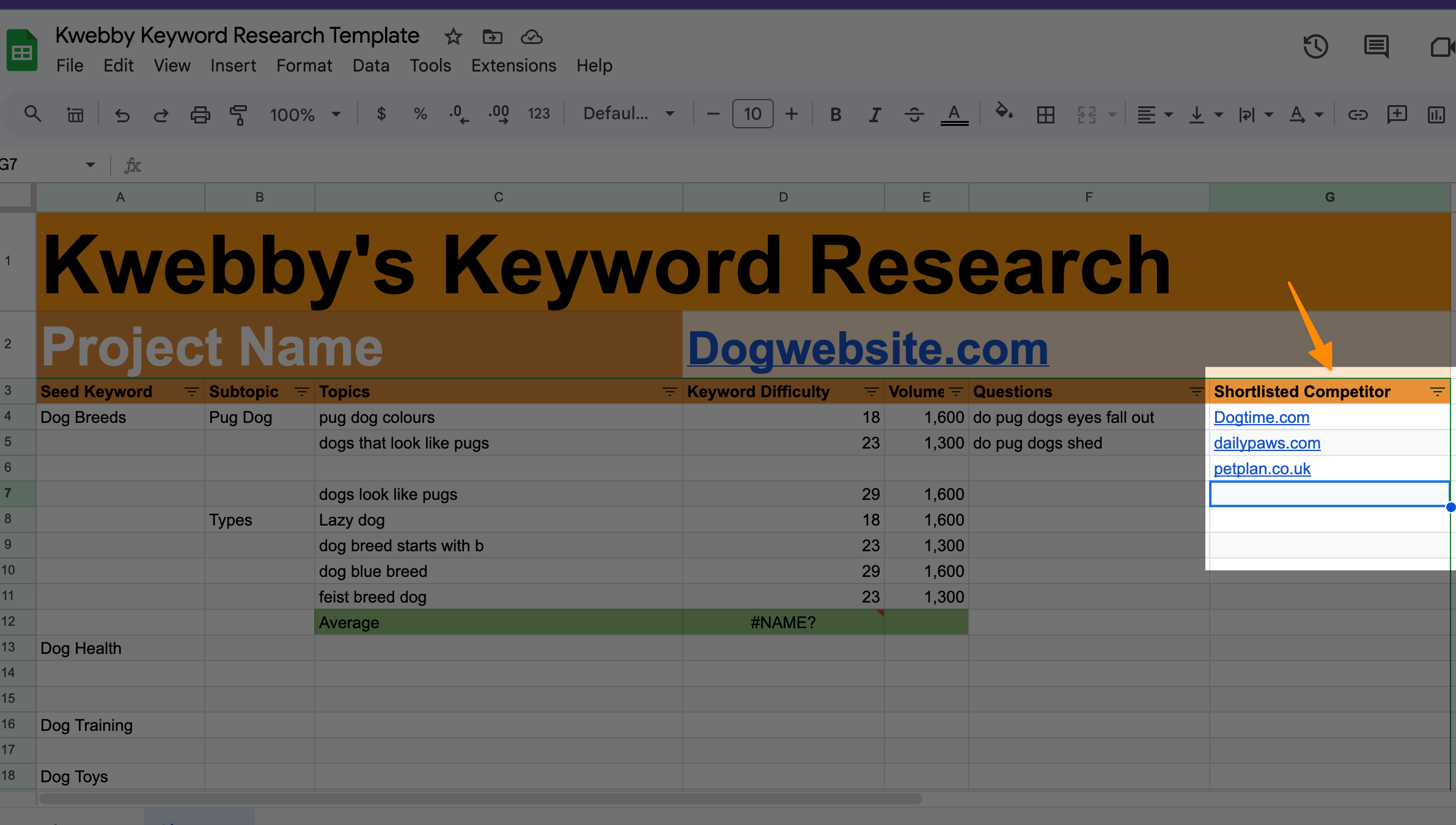 How to do Keyword Research for New Sites to Get 100k Traffic (Template Inside) 15