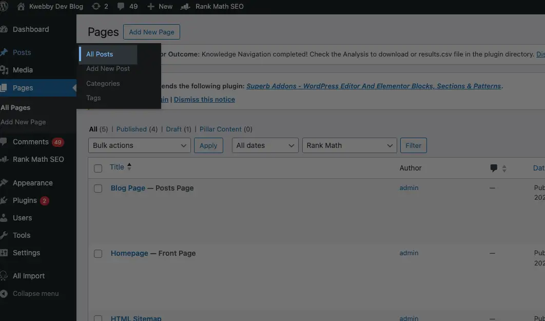 How to find Page or Post ID in WordPress Without a Plugin 4