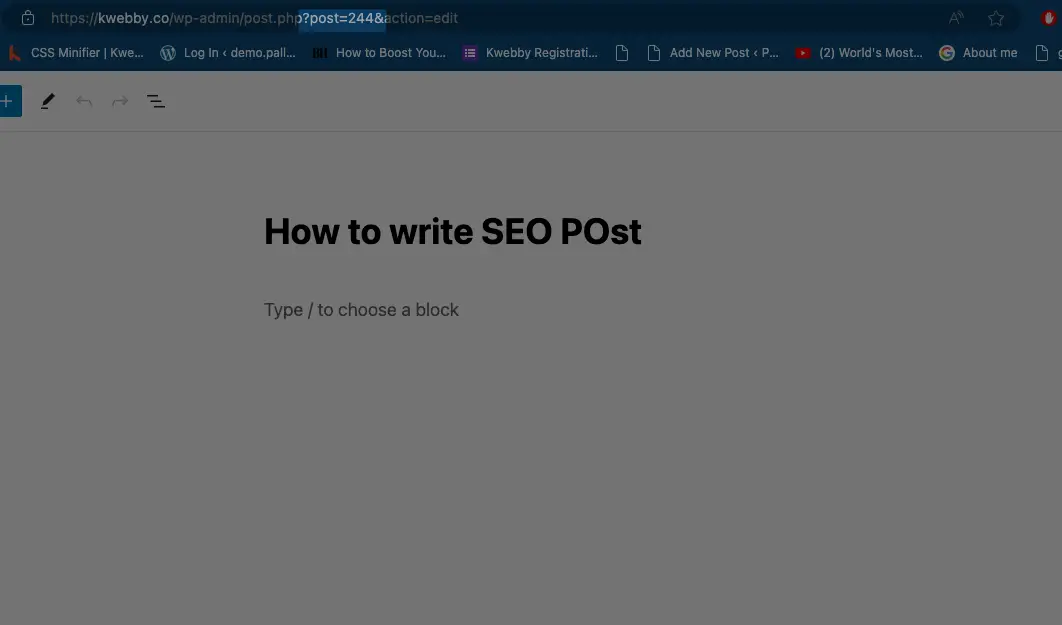 How to find Page or Post ID in WordPress Without a Plugin 6