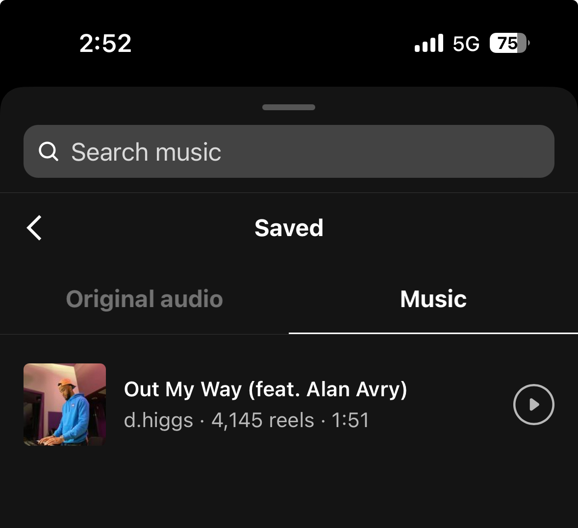 How to Save Music and Use the "Saved Music" Feature on Instagram 11