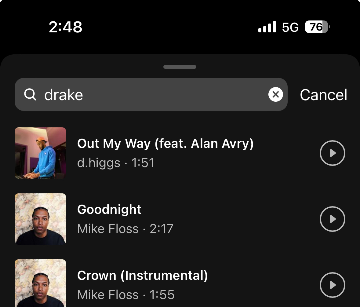How to Save Music and Use the "Saved Music" Feature on Instagram 8