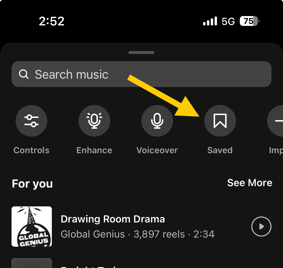How to Save Music and Use the "Saved Music" Feature on Instagram 3