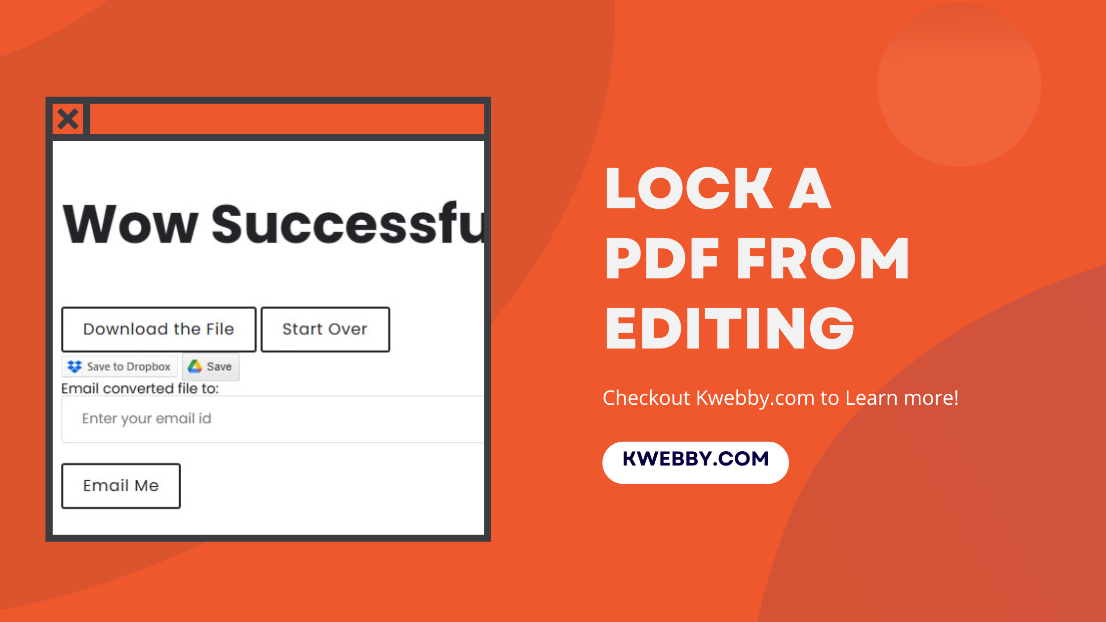 How to lock a PDF from editing