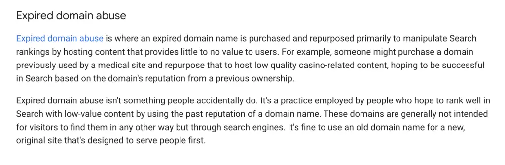 Is It the End of Expired Domains (Google Spam Update 2024) 1