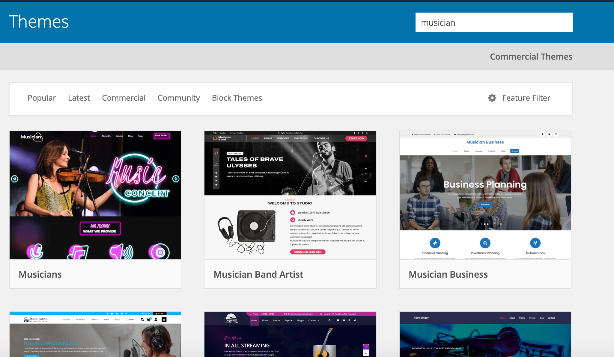 15 Best WordPress Themes for Musicians - Make Your Music Shine Online 1