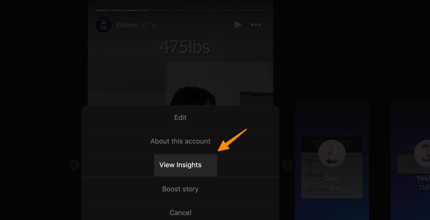 How to find who viewed your Instagram highlights in Few Taps 7