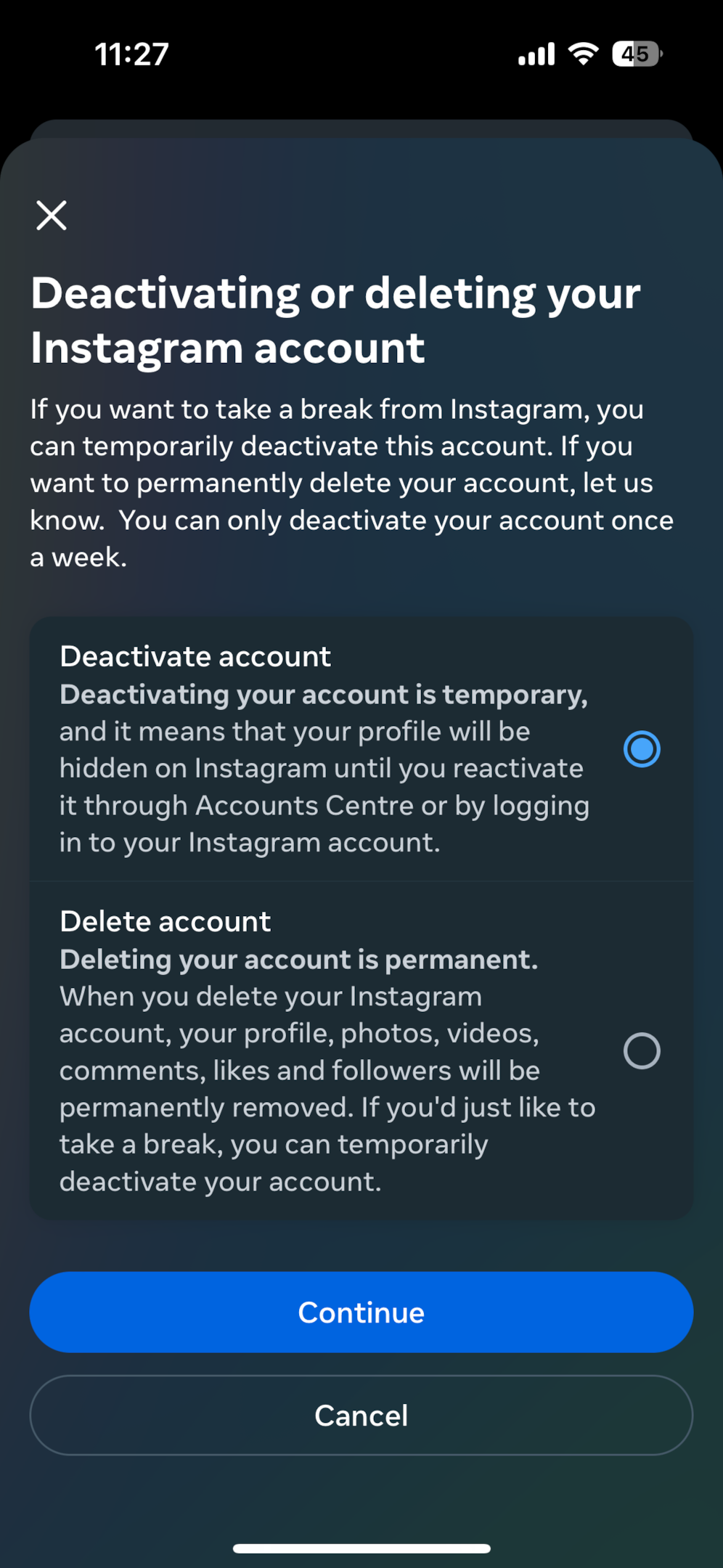 How to Delete an Instagram Account Without any Hassle 11