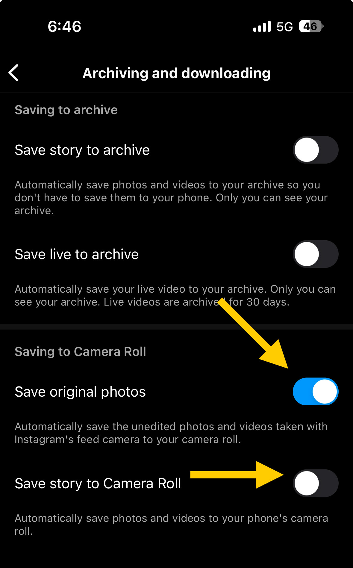 How to stop Instagram from saving posts to camera roll in 2024 11