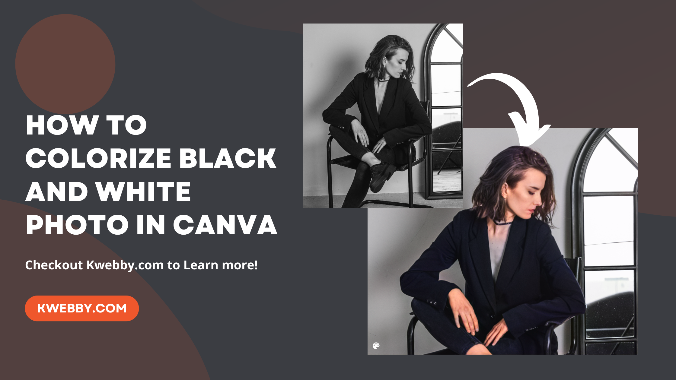 How to Colorize black and white photo in canva in 3 Clicks