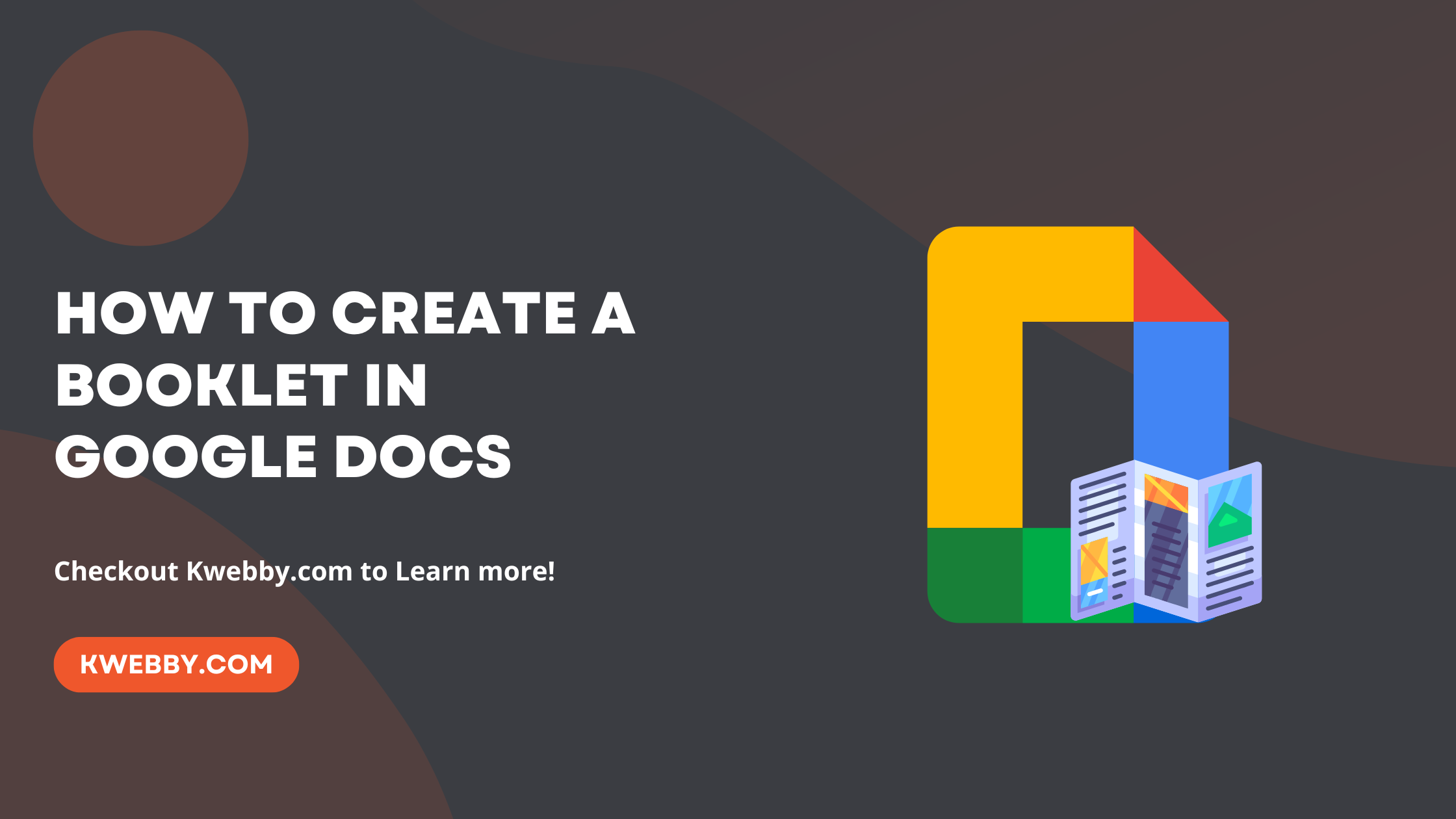 How to create a booklet in Google Docs