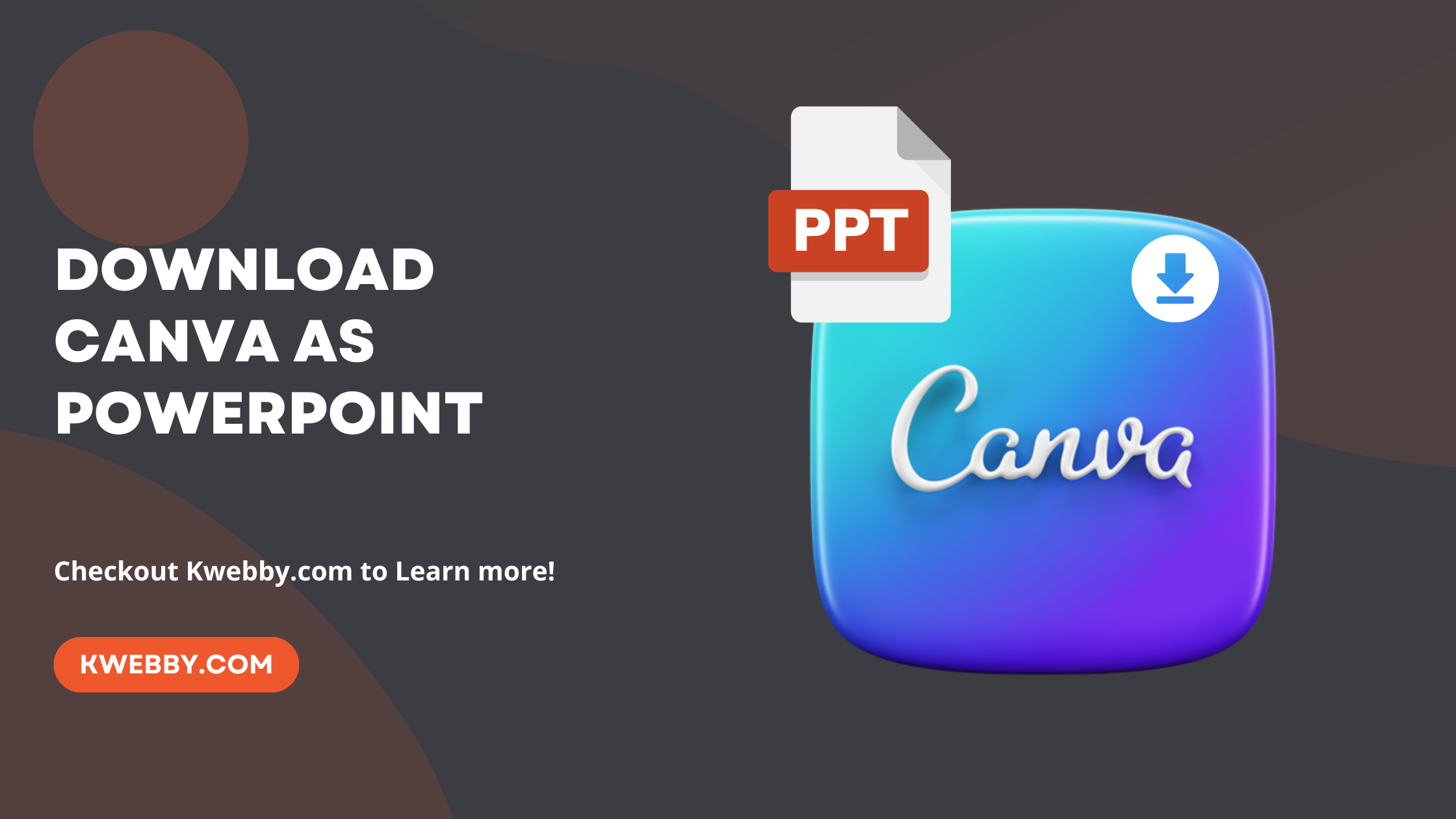 How to download Canva as PowerPoint (PPT) file in 2 Clicks