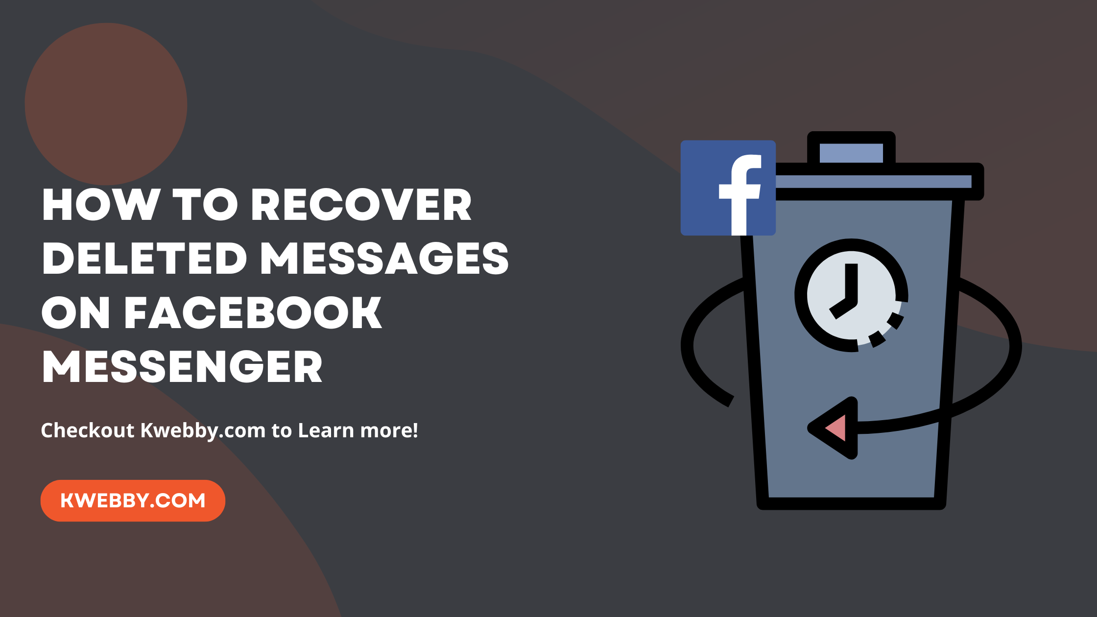 How to recover deleted messages on Facebook Messenger