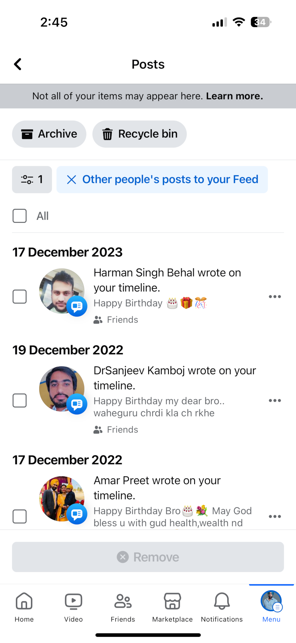 How to see all birthday posts on Facebook (The Truth!) 16