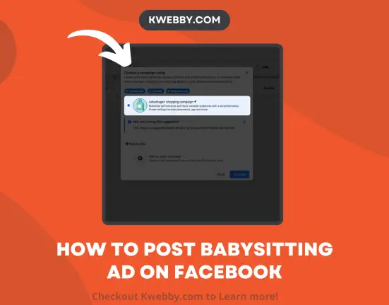 How to Post Babysitting Ad on Facebook