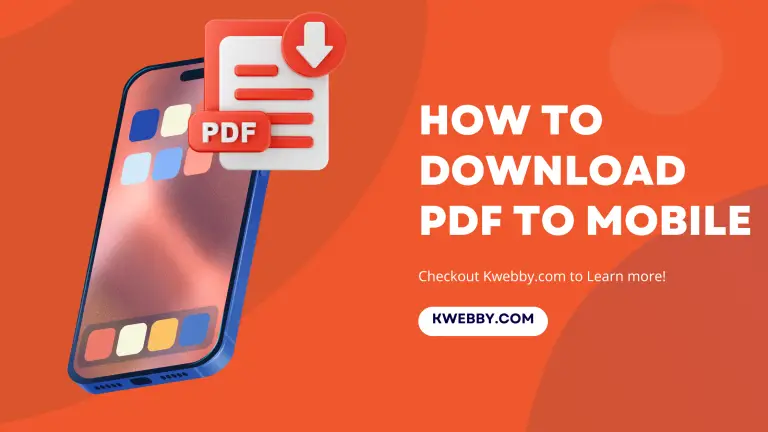 How to download PDF to mobile