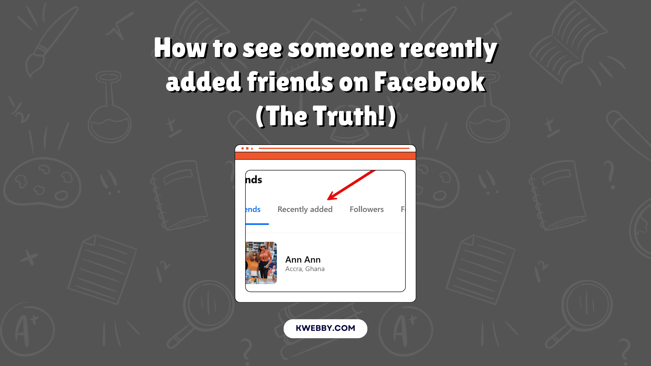 How to see someone recently added friends on Facebook (The Truth!)