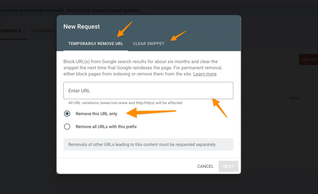 How to remove Expired Domains URL From Google Search Console? 6