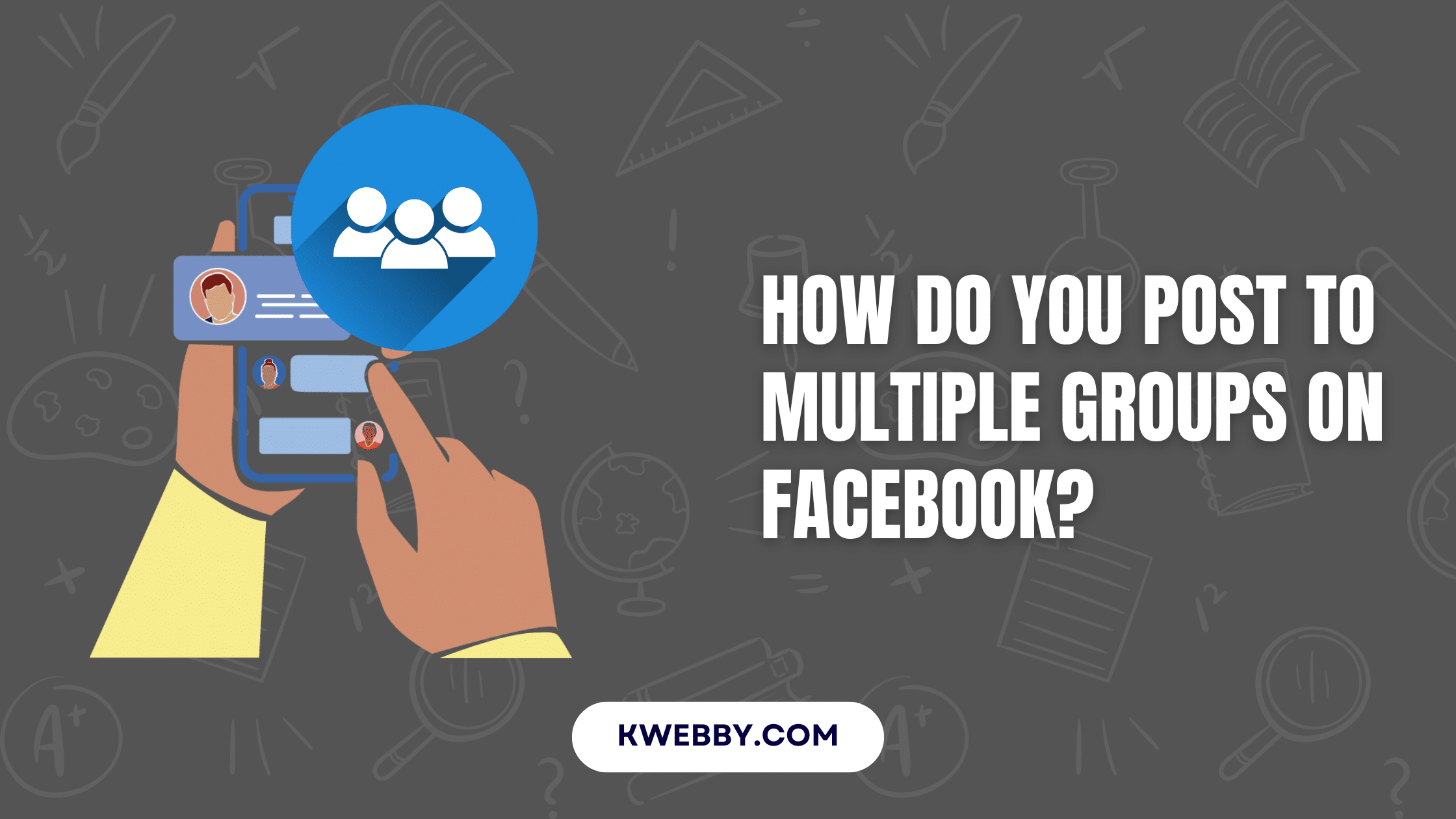 How do you post to multiple groups on Facebook?