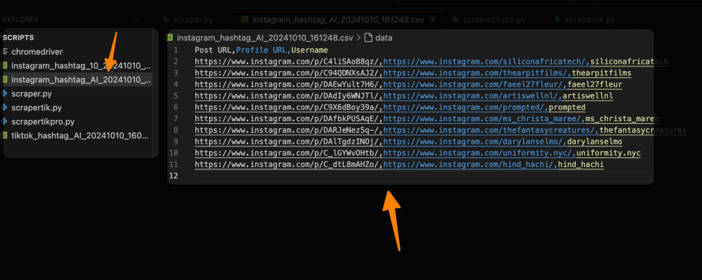 How to scrape User Accounts on Instagram (Script Included) 20