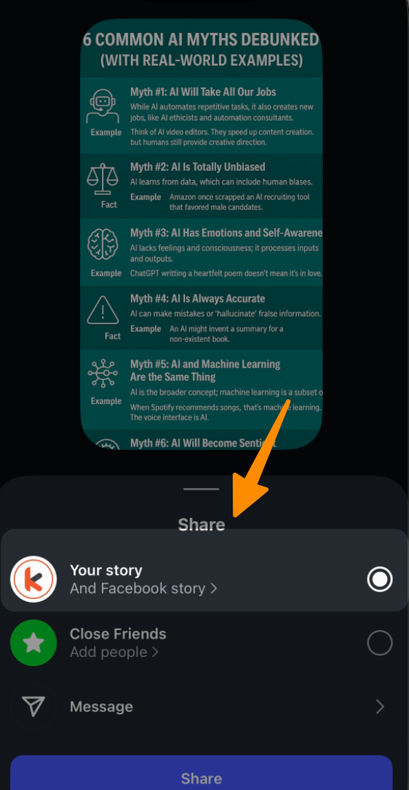 How to crosspost to a Facebook Page with Instagram in 3 Simple Steps 16