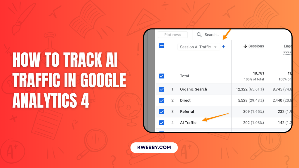 How To Track AI Traffic In Google Analytics 4 Easily | Kwebby