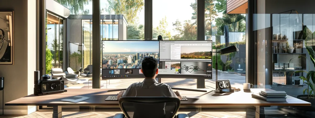 A person uses AI search systems