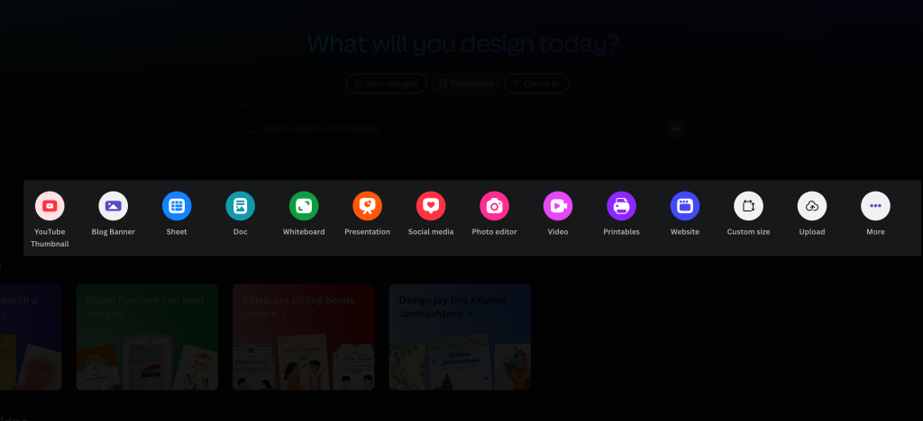 Open Your Canva Workspace