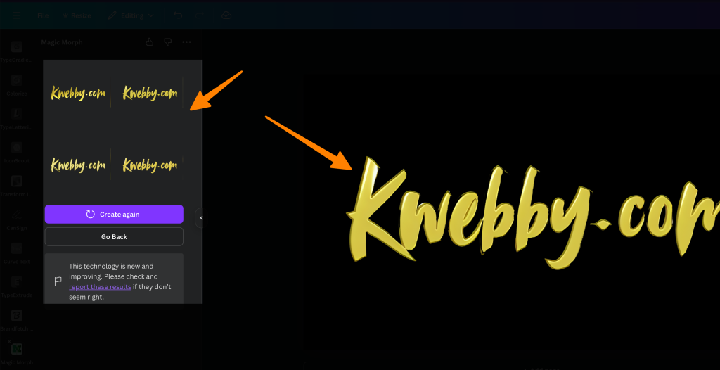Select Your Preferred Foil Effect